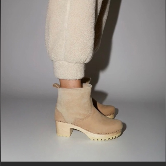 No.6 Shearling Clogs Boots - Picture 4 of 16